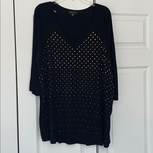 Karen Kane top with accent studs